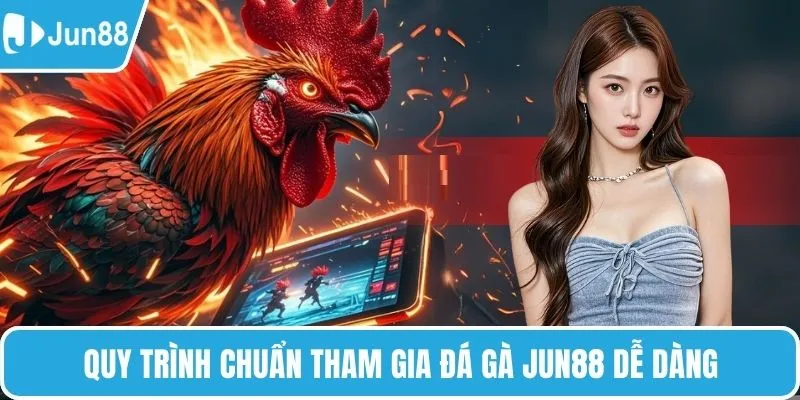 Quy trình chuẩn tham gia đá gà Jun88 dễ dàng